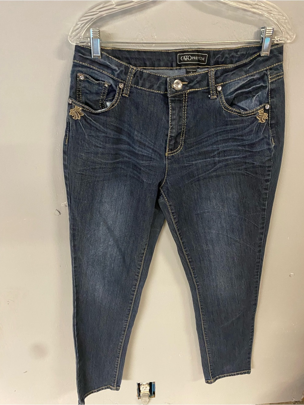Women’s Cato Premium Dark Blue Stretch Jeans